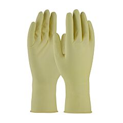 Qrp 612Hc Single Use Class 100 Cleanroom Latex Gloves With Fully Textured Grip, 12", White