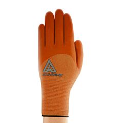 Ansell 97-100-9 Activarmr Oil & Gas Gloves Nitrile Dipped Size 9 Orange