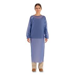Ansell 56-903-Xl Coat Apron Vinyl 6-Mil X-Large Blue