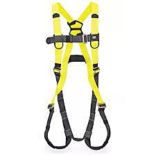 Honeywell Miller H13110022 H100 Series Harness, Back D-Ring, Universal, Mating Chest/Tongue Leg Buckles, 5-Point