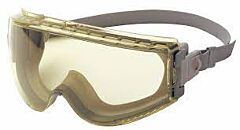 Honeywell S3962Hs Stealth Goggle Teal Frame Amber Anti-Fog Lens Elastic Headband