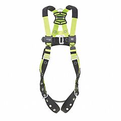 Honeywell H5Isp311002 H500 Industry Standard Full Body Harness, Tongue & Chest Mating Buckles W/ Shoulder Pads, Size Universal