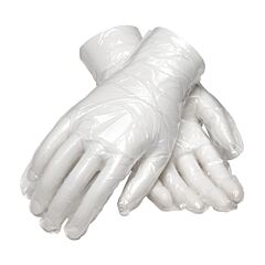 Ambi-Dex 65-544 Food Grade Disposable Polyethylene Glove With Embossed Grip, Clear, Case Of 500 Gloves