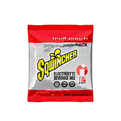 Sqwincher 159016005 Powder Packs, Fruit Punch, 9.53 Oz, Yields 1 Gal