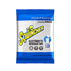 Sqwincher 159016400 Powder Packs, Mixed Berry, 47.66 Oz, Pack, Yields 5 Gal