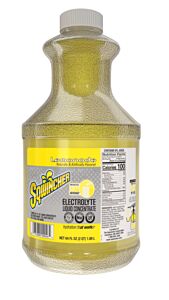 Sqwincher 159030323 Liquid Concentrate, 64 Oz, Bottle, Yields 5 Gal, Lemonade