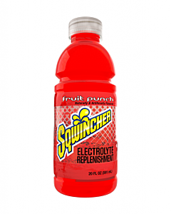 Sqwincher 159030535 Ready-To-Drink, 20 Oz, Wide-Mouth Bottle, Fruit Punch