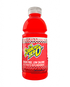 Sqwincher 159030800 Zero Ready-To-Drink, 20 Oz, Wide-Mouth Bottle, Fruit Punch