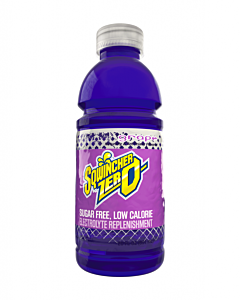 Sqwincher 159030803 Zero Ready-To-Drink, 20 Oz, Wide-Mouth Bottle, Grape