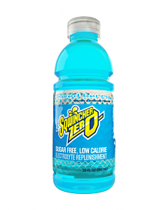 Sqwincher 159030804 Zero Ready-To-Drink, 20 Oz, Wide-Mouth Bottle, Mixed Berry