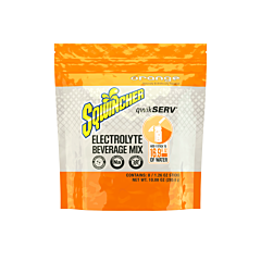 Sqwincher 159060900 Qwikserv Powder Concentrate, 1.26 Oz, Pack, Yields 16.9 Oz, Orange
