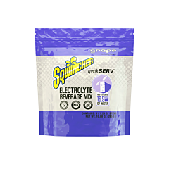 Sqwincher 159060904 Qwikserv Powder Concentrate, 1.26 Oz, Pack, Yields 16.9 Oz, Grape
