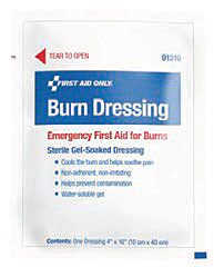First Aid Only 91318 Fao Facial Burn Dressing, 12" X 16"