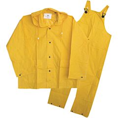 Boss 3Pr0501Y Pvc Bib Overalls, 0.50 Mm, Yellow