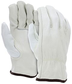 Mcr Safety 32113S Gloves, Competitive Value Grade, Cow Grain Driver, Ansi Abrasion 3, Puncture 3, Heat 2, Size Small