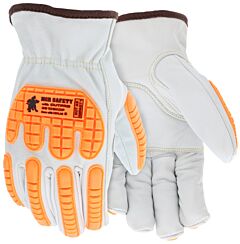Mcr Safety 36136Kdpxl Gloves, Competitive Value Grade, Keystone Thumb, Double Palm W/Eva Foam Liner, Tpr Back Of Hand, Kevlar Liner, Ansi Cut A5, Abrasion 4, Heat 3, Impact Level 1, Size X-Large