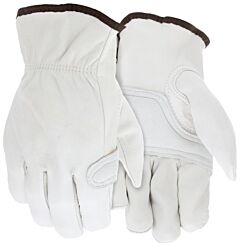 Mcr Safety 3615Dpl Gloves, Competitive Value Grade, Keystone Thumb, Foam Pad Palm, Split Goat Index Finger, P4, Size Large