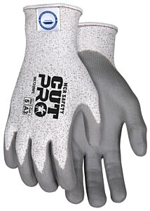Mcr Safety 96720Nfxl Gloves, Dyneema, 13 Gauge Dyneema/Synthetic Shell, Nitrile Foam Coating On Palm And Fingertips, Cut Level A3, Abrasion 5, Puncture 2, Dexterity 5, Size X-Large