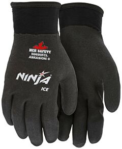 Mcr Safety N9690Fcxxl Gloves, "Ninja Ice Fully Coated" 7 Gauge Acrylic Terry Liner W/15 Gauge Nylon Shell, Ansi Cut Level A3, Size 2X-Large