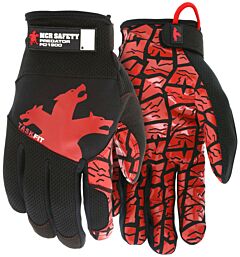 Mcr Safety Pd1900Xl Gloves, Predator, 13 Gauge Salt & Pepper Hppe/Synthetic Shell, Cut Level A3, Black Nitrile Foam Palm/Fingers, Black Tpr Back Of Hand , Ansi Cut Level A3, Abrasion 4, Puncture 4, Heat 1, Dexterity 5, Size X-Large