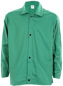 Mcr Safety 39031X5 F/R Fabric Welding Jacket, 30" W/Soap Stone Pocket & Inside Pocket, Size 5X-Large