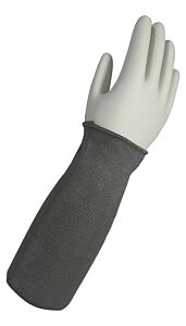 Armor Guys 00-801 18" Gray Kyorene Pro Cut Resistant Sleeve, Ansi A6