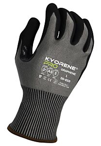Armor Guys 00-850-Xl Cut Resistant Gloves, Gray Kyorene Pro Liner With Black Hct Foam Nitrile Palm, Ansi A5, Size X-Large