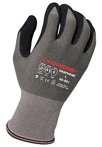 Armor Guys 00-001-Xl General Purpose Gloves, Gray Kyorene Liner With Black Hct Foam Nitrile Palm, Size X-Large