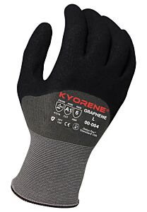 Armor Guys 00-004-2X General Purpose Gloves, Gray Kyorene Liner With Black 3/4 Hct Foam Nitrile Palm With Dots, Size 2X-Large