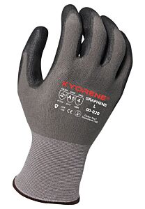 Armor Guys 00-020-Xs General Purpose Gloves, Gray Kyorene Liner With Black Pu Palm Coating, Size X-Small