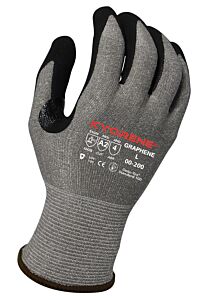 Armor Guys 00-200-Xl Cut Resistant Gloves, Gray Kyorene Liner With Foam Nitrile Palm And Reinforced Thumb Crotch, Ansi A2, Size X-Large