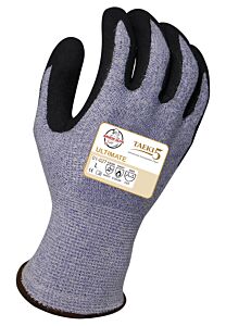 Armor Guys 01-027N-L Cut Resistant Gloves, 100% Blue Taeki5 Liner, Hppe Plated With Foam Nitrile Palm, Ansi A4, Size Large
