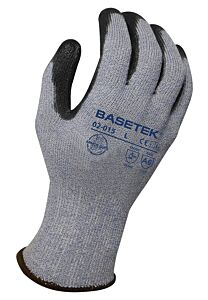 Armor Guys 02-015-Xs Cut Resistant Gloves, Blue Hdpe Liner With Black Pu Palm Coating, Ansi A6, Size X-Small