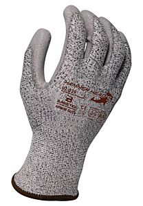 Armor Guys 02-029-2X Cut Gloves, 13 Gauge, "Hammer Head 5" Salt & Pepper Hdpe Liner With Gray Pu Palm Coating, Ansi A5, Size 2X-Large