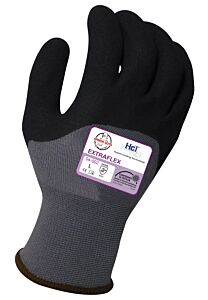Armor Guys 04-002-Xl General Purpose Gloves, Extraflex Gray Nylon Liner With Black Hct Micro Foam Nitrile Palm And 3/4 Coating, Size X-Large