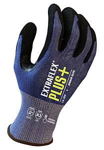 Armor Guys 14-300-Xl Cut Resistant Gloves, Extraflex Plus Liner With Black Hct Foam Nitrile Palm, Thumb Crotch Reinforcement, Touch Screen, Ansi A3, Size X-Large