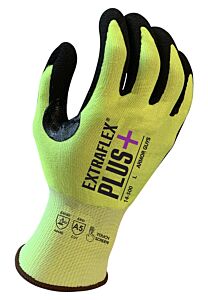 Armor Guys 14-500-S Cut Resistant Gloves, Extraflex Plus Liner With Black Hct Foam Nitrile Palm, Thumb Crotch Reinforcement, Touch Screen, Ansi A5, Size Small