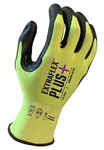 Armor Guys 14-520-L Cut Resistant Gloves, Extraflex Plus Liner With Black Pu Palm Coating, Thumb Crotch Reinforcement, Touch Screen, Ansi A5, Size Large