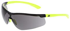Mcr Safety Kd722Pf420 Safety Glasses, Kd7 Klondike, Hi-Vis Lime Temple, Gray Uv420 Max6 Lens