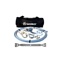 Safewaze 019-8019 100' Cable Horizontal Lifeline, No Anchor