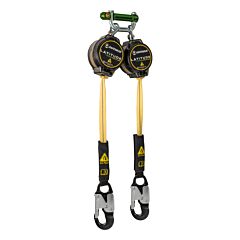 Safewaze 020-5215 Latitude Pro Arc Flash 7' Dual Web Srl, 9013 Bwb, Aluminum Snap Hooks