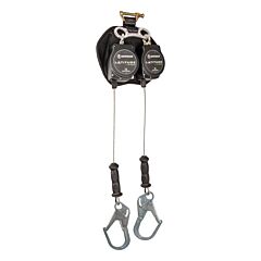 Safewaze Sw8008-11Le-Rbhdl Latitude Edge 11' Dual Cable Srl, Steel Rebar Hook