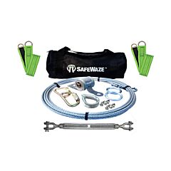 Safewaze 019-8021 60' Cable Horizontal Lifeline, Cross Arm Straps