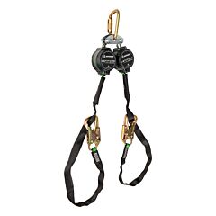 Safewaze 018-5033 Latitude Pro 7' Tie-Back Dual Web Srl, Fs-Ex313, Carabiner, 40" Tie-Back