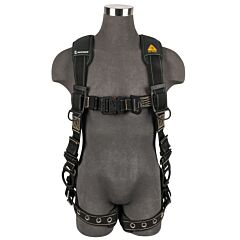 Safewaze 020-1268 Arc Flash Full Body Harness, De 3D, De Qc Chest, De Fd, Tb Legs, Size Medium