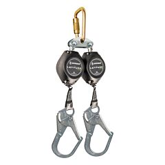 Safewaze Fs-Fsp14085-W-Rbh Latitude Hd 7' Dual Web Srl, Fs-Ex313, Carabiner, Rebar Hooks