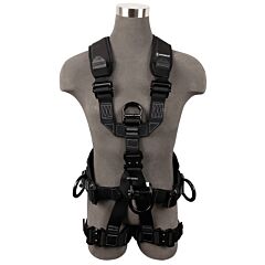 Safewaze Fs227-S/M Wind & Tower Harness, 5D, Qc Legs, Size Small/Medium