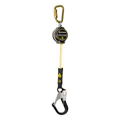 Safewaze 020-5203 Latitude Pro Arc Flash 7' Single Web Srl, Steel Carabiner, Aluminum Rebar Hook