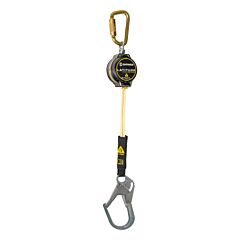Safewaze 020-5201 Latitude Pro Arc Flash 7' Single Web Srl, Steel Carabiner, Rebar Hook