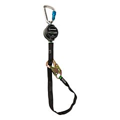 Safewaze 018-5031 Latitude Pro 7' Tie-Back Single Web Srl, Aluminum Carabiner, 40" Tie-Back